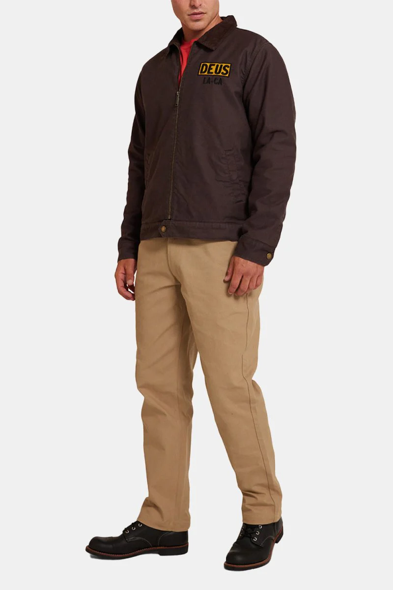 Deus Super Stitious Jacket (Chocolate Brown) - Image 5