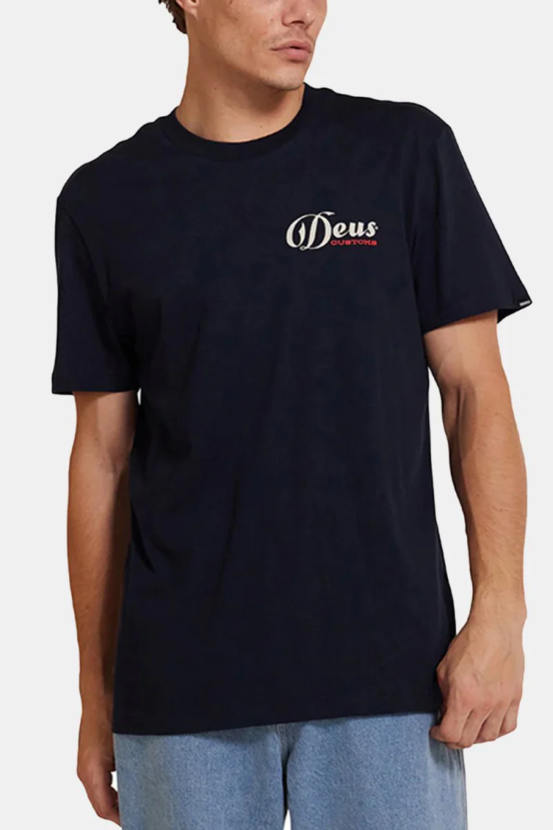 Deus Time Taker T-Shirt (Navy) - Image 2