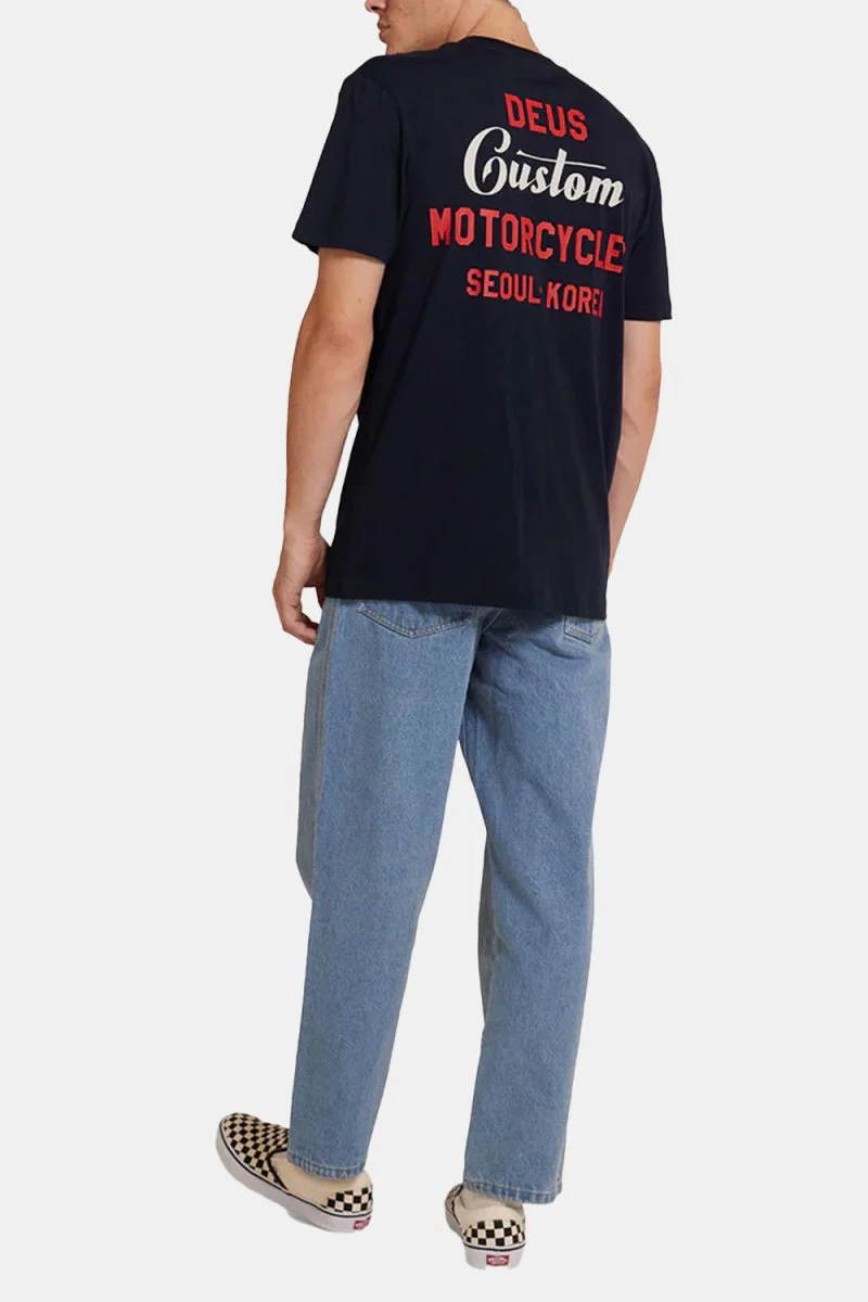 Deus Time Taker T-Shirt (Navy) - Image 3