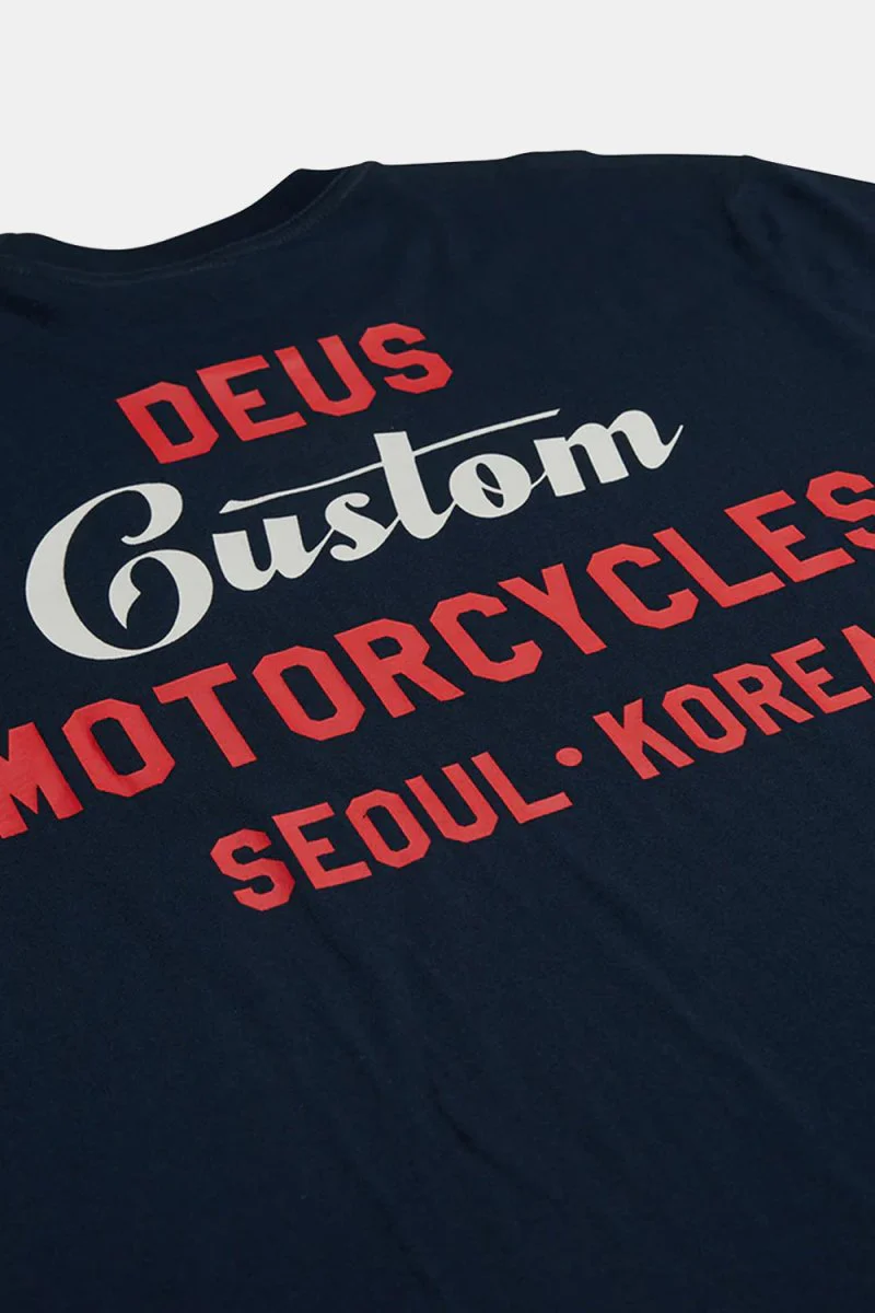 Deus Time Taker T-Shirt (Navy) - Image 8