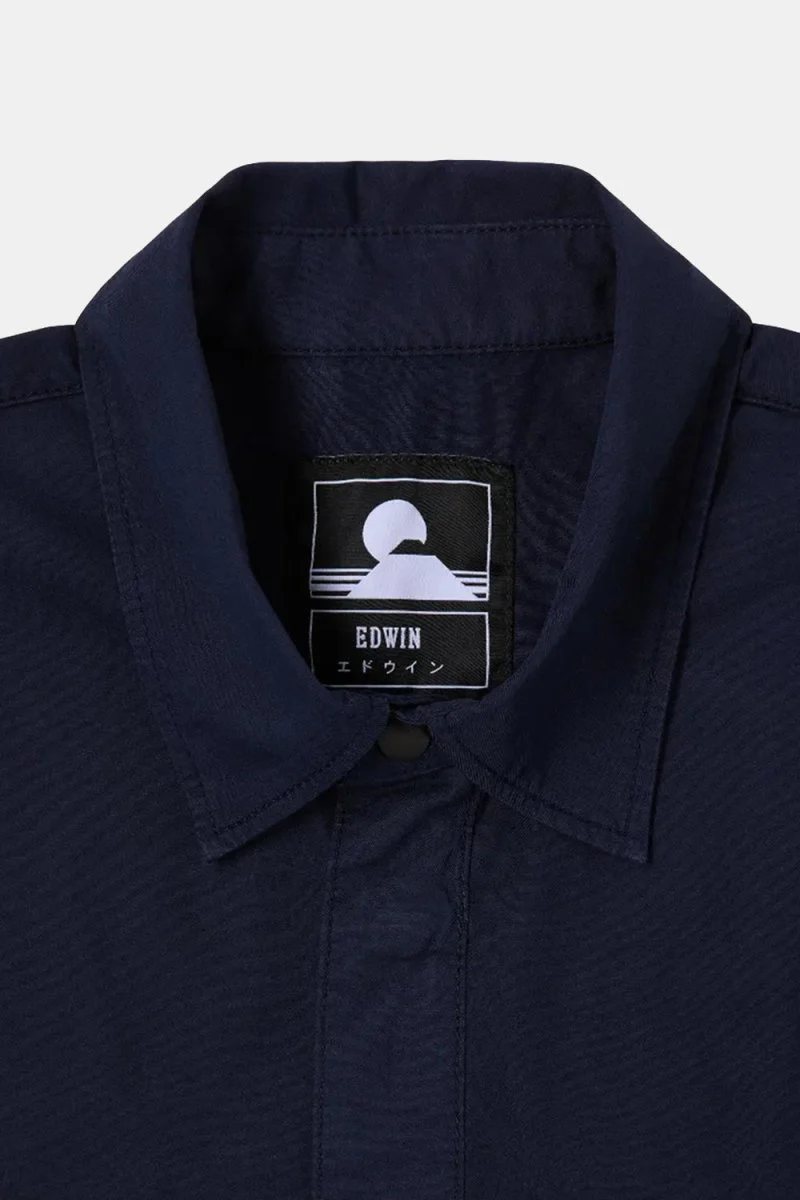 Edwin Ability Shirt Long Sleeve (Maritime Blue) - Image 4