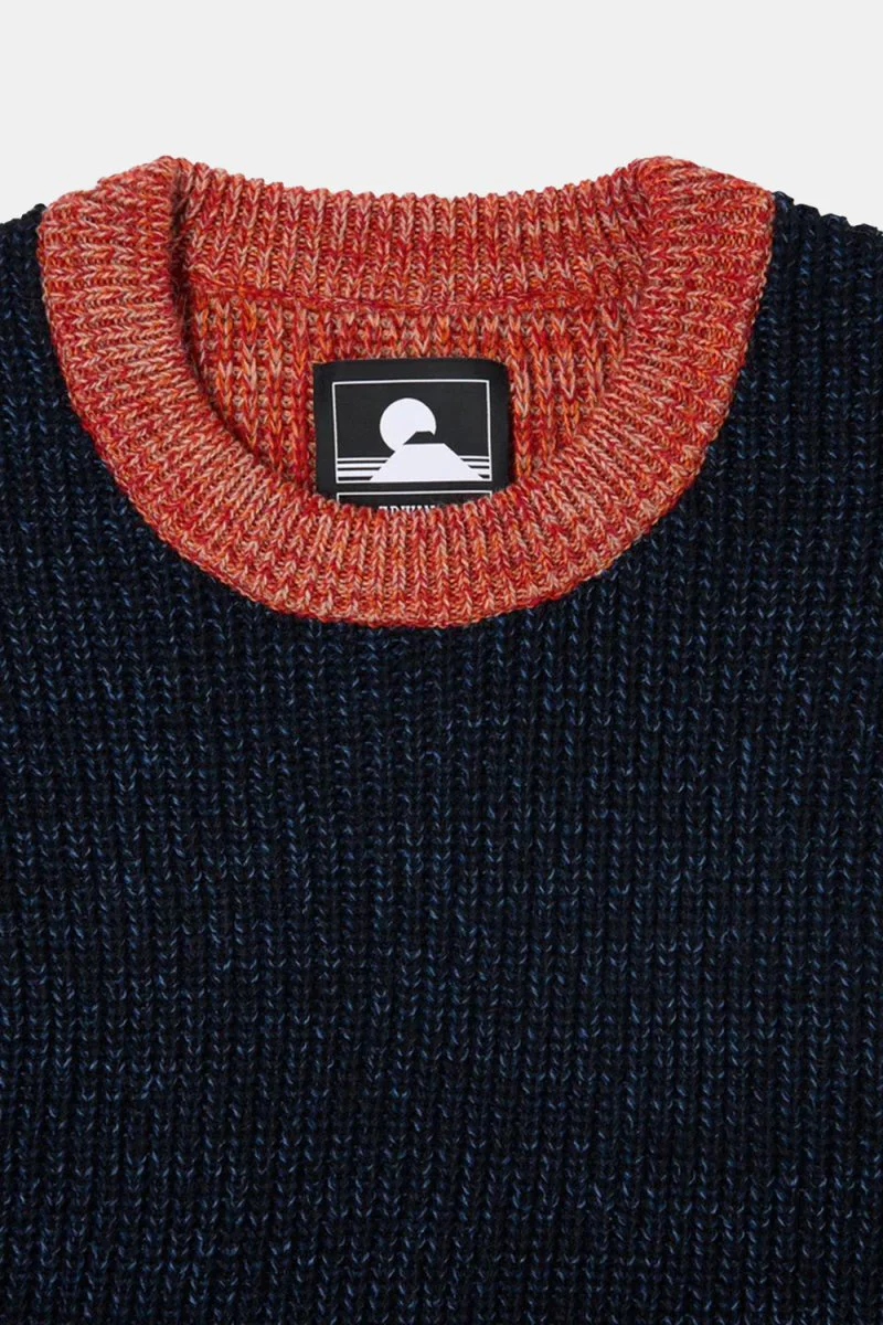 Edwin Alaric Crew Neck Sweater (Navy) - Image 7