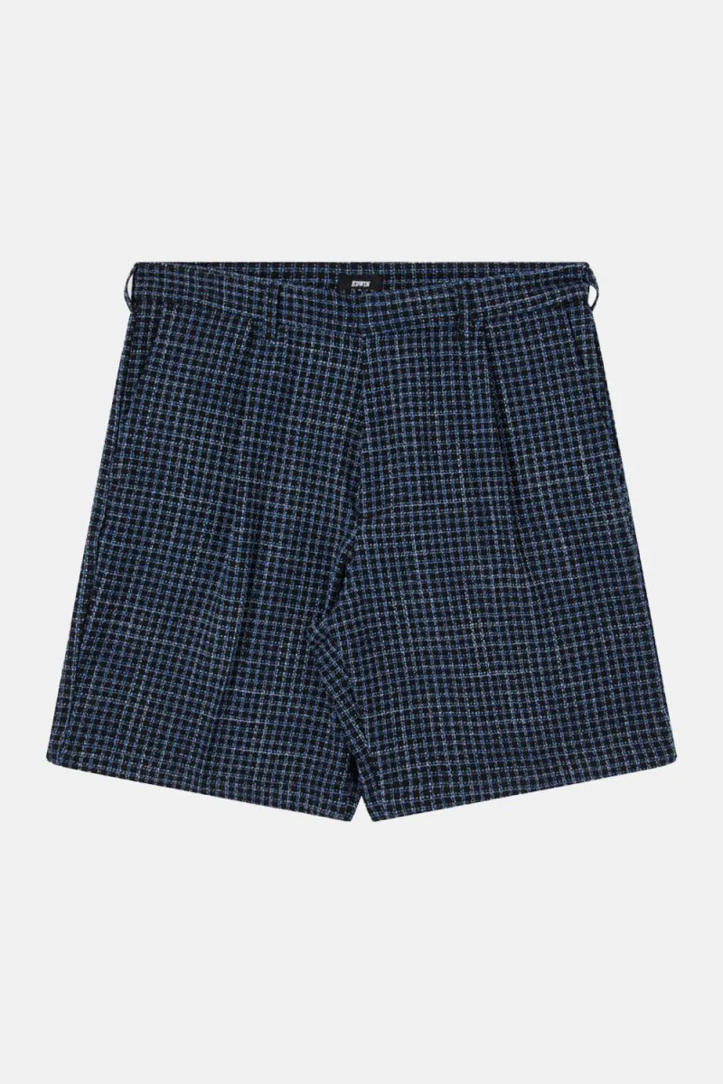 Edwin Bazz Short Dobby Check (Blue/Black) - Image 2