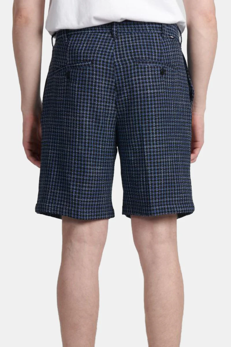Edwin Bazz Short Dobby Check (Blue/Black) - Image 3