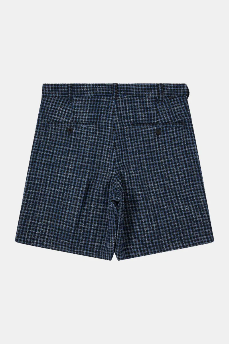 Edwin Bazz Short Dobby Check (Blue/Black) - Image 6