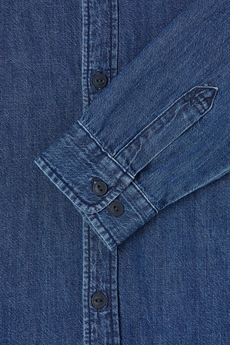 Edwin Cadet Shirt (Blue Mid Stone Wash) - Image 4