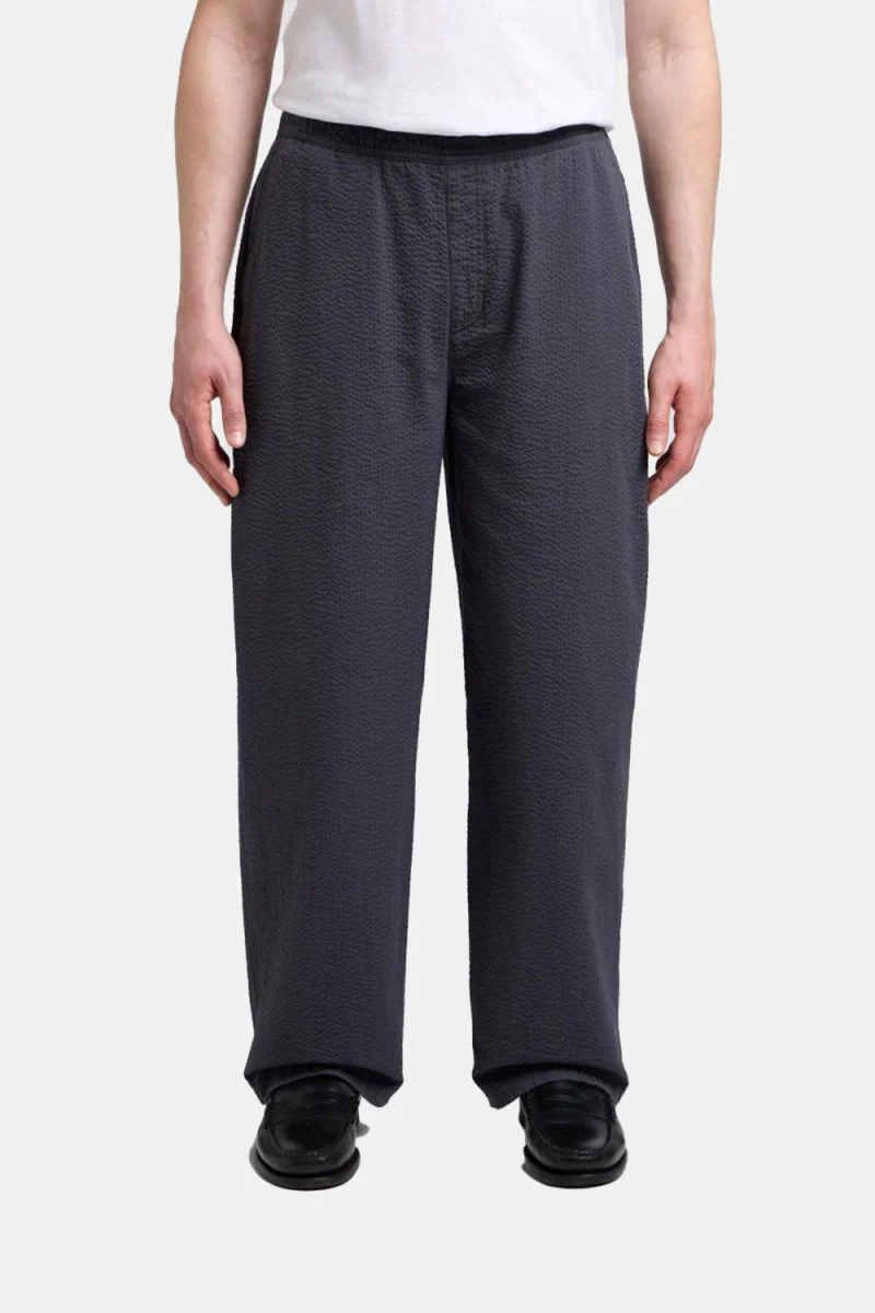 Edwin Edison Pant Seersucker (Dark Grey)