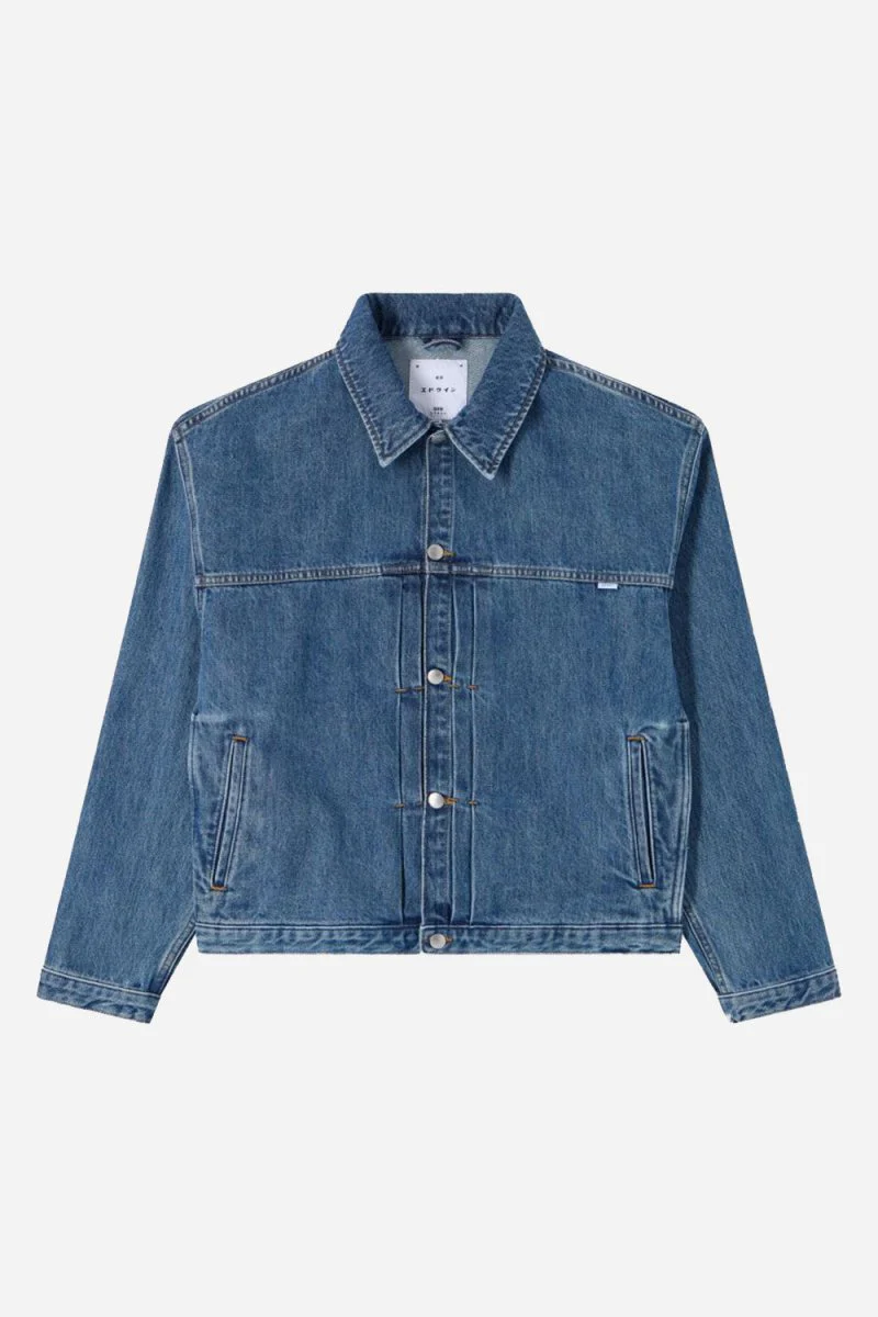 Edwin Freeland Jacket (Blue mid stone wash)