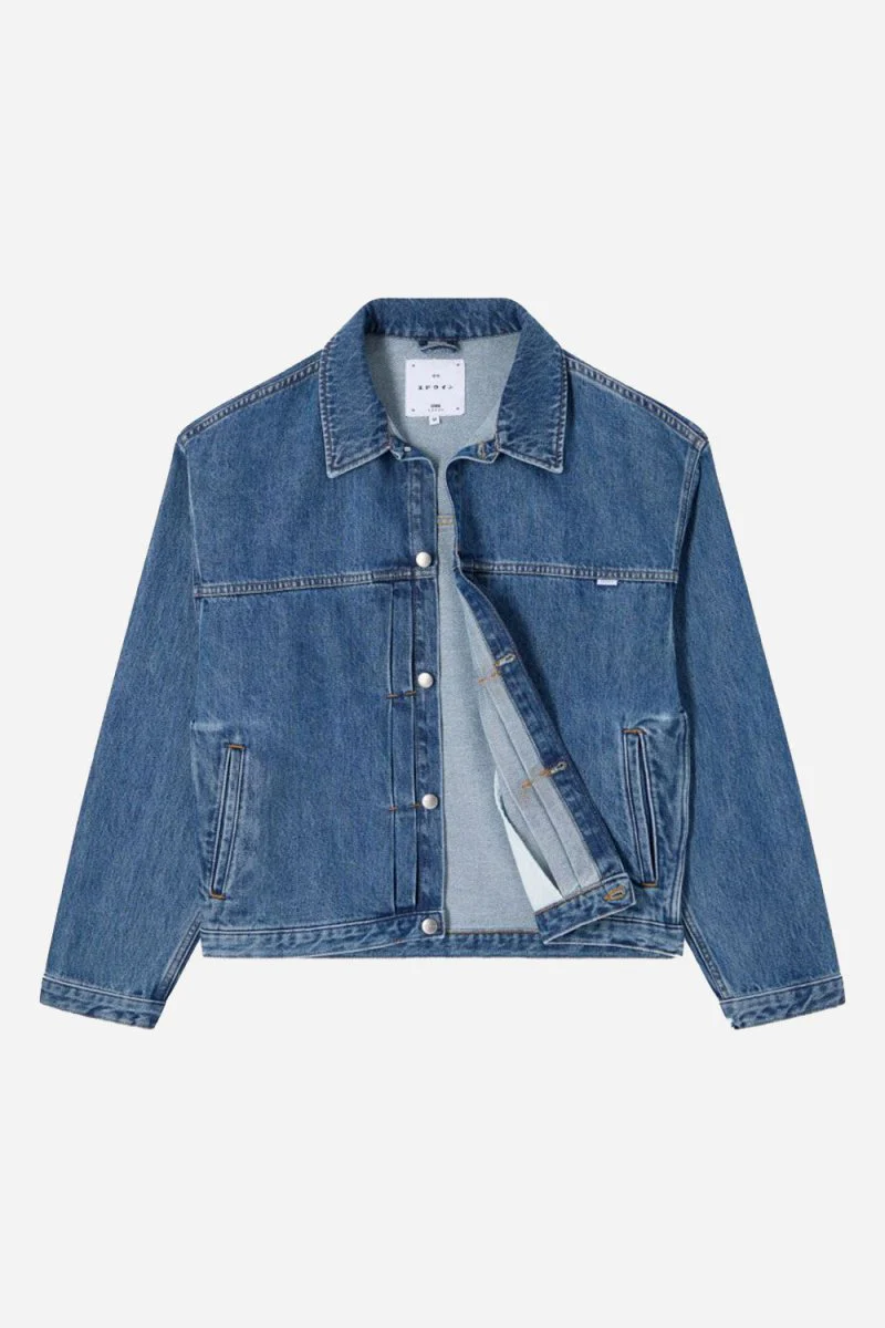Edwin Freeland Jacket (Blue mid stone wash) - Image 3