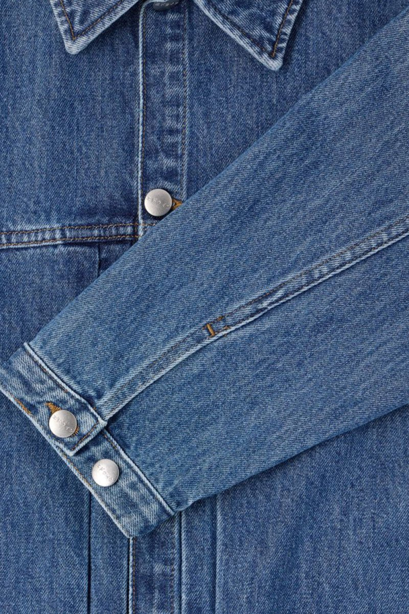 Edwin Freeland Jacket (Blue mid stone wash) - Image 6