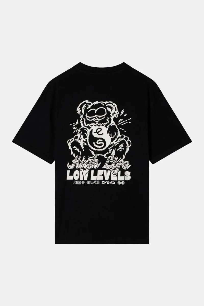 Edwin High Bear T-Shirt (Black) - Image 3