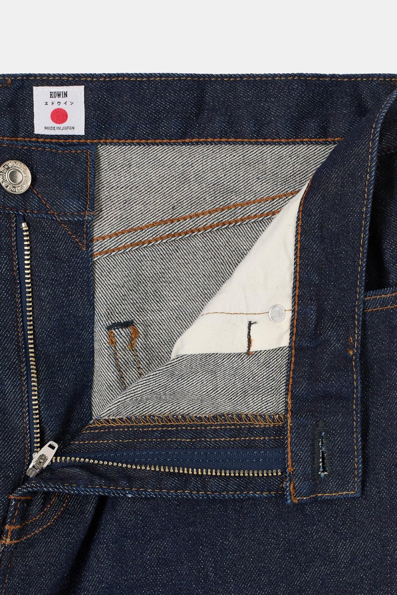 Edwin Regular Tapered Kaihara Blue Rinsed Jeans (Green & White Selvage) - Image 4