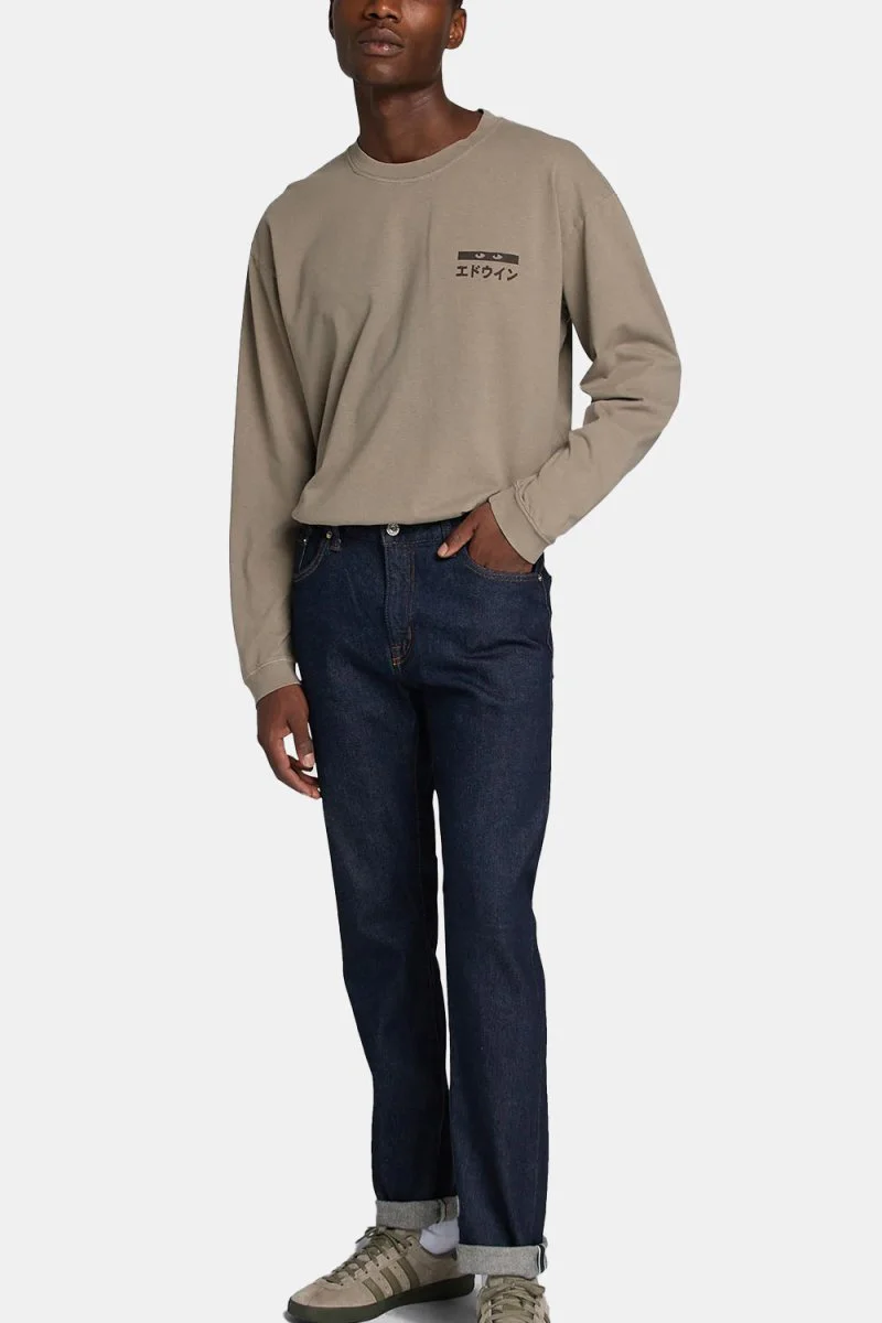 Edwin Regular Tapered Kaihara Blue Rinsed Jeans (Green & White Selvage) - Image 7
