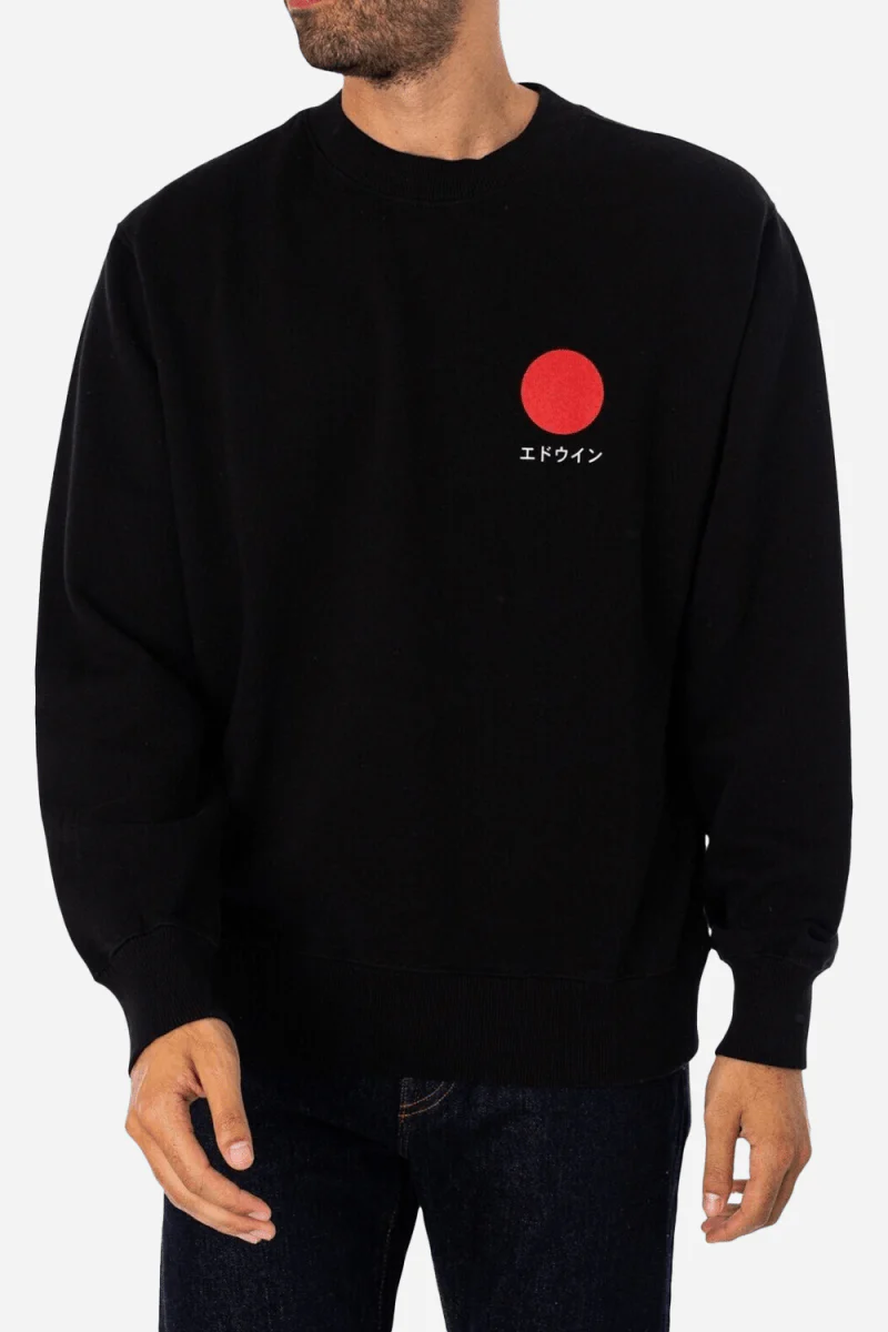 Edwin Japanese Sun Sweat (Black)