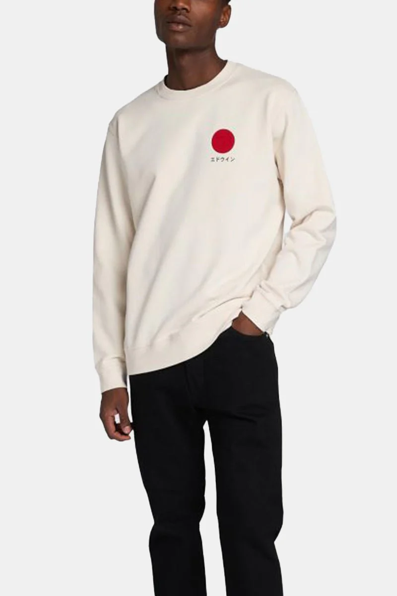 Edwin Japanese Sun Sweatshirt (Whisper White) - Image 5