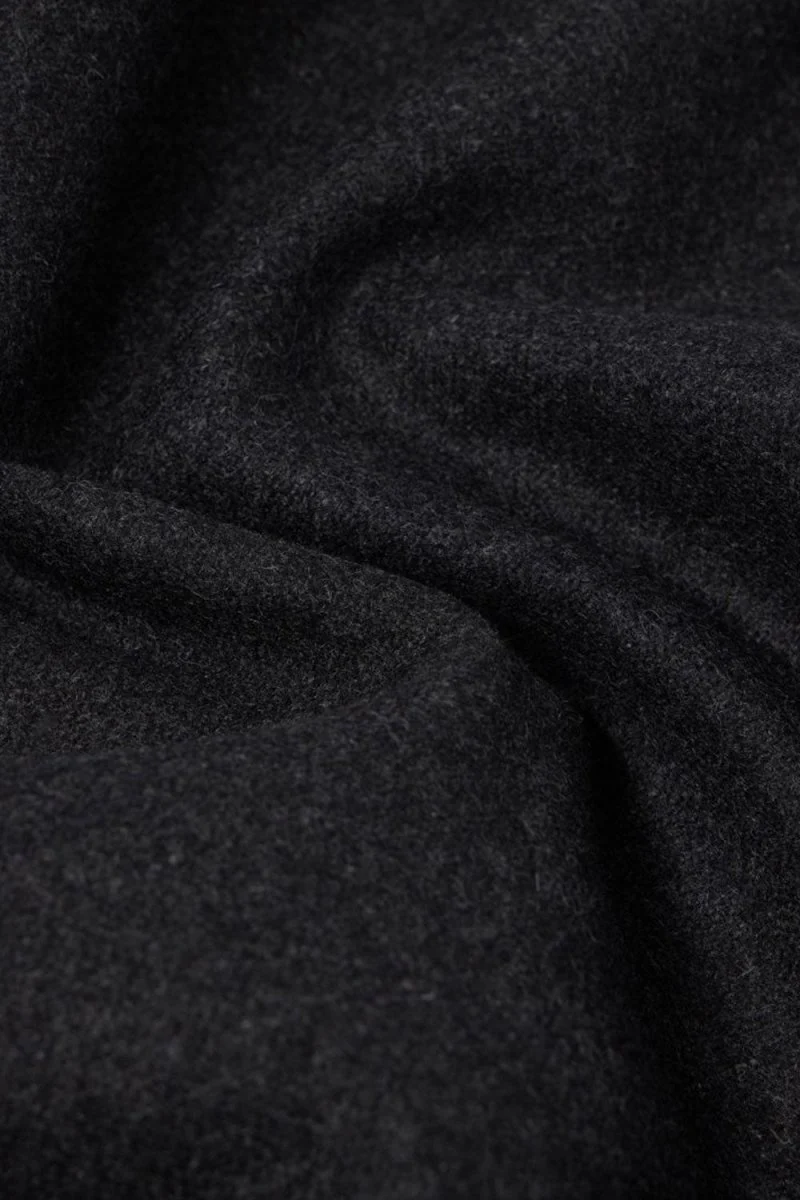 Edwin Mac Wool Coat (Dark Grey Marl) - Image 4