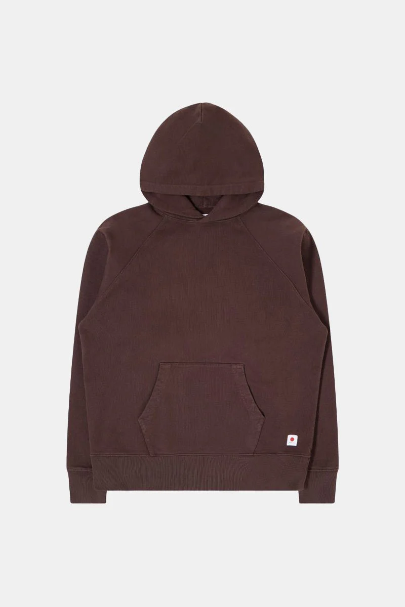 Edwin Raglan Sleeve Hooded Sweatshirt (Mole)