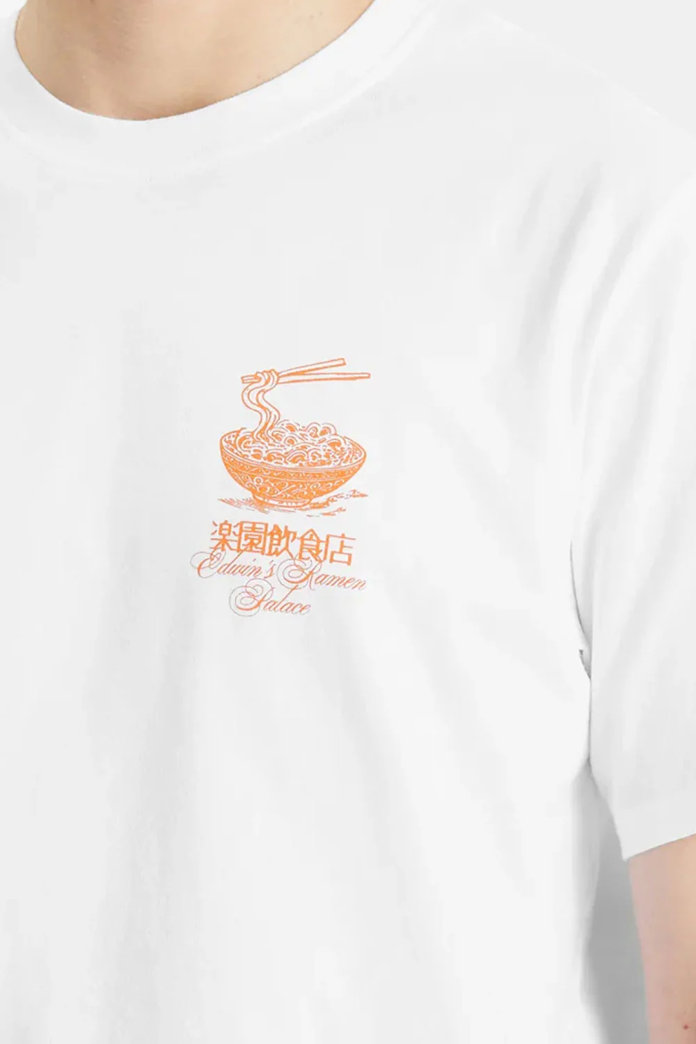 Edwin Ramen Palace T-Shirt (White) - Image 5