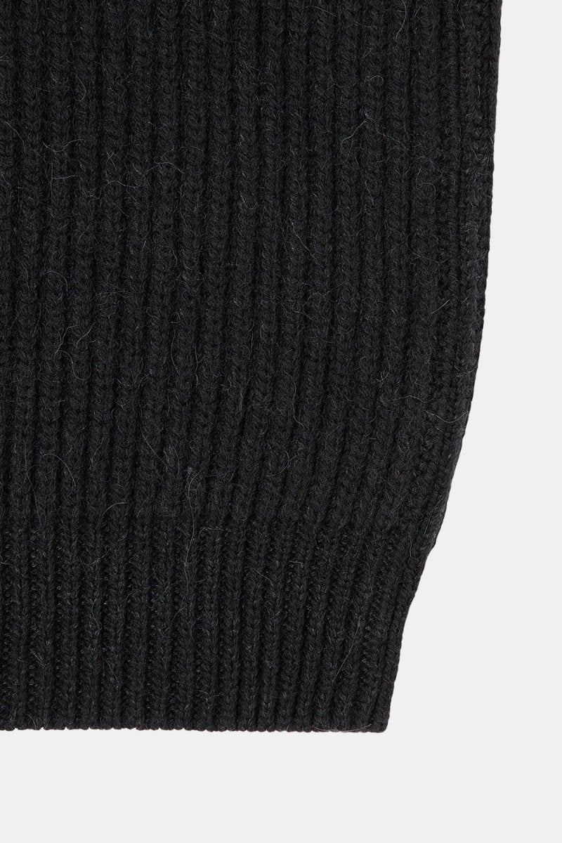 Edwin Roni High Collar Sweatshirt (Black) - Image 4