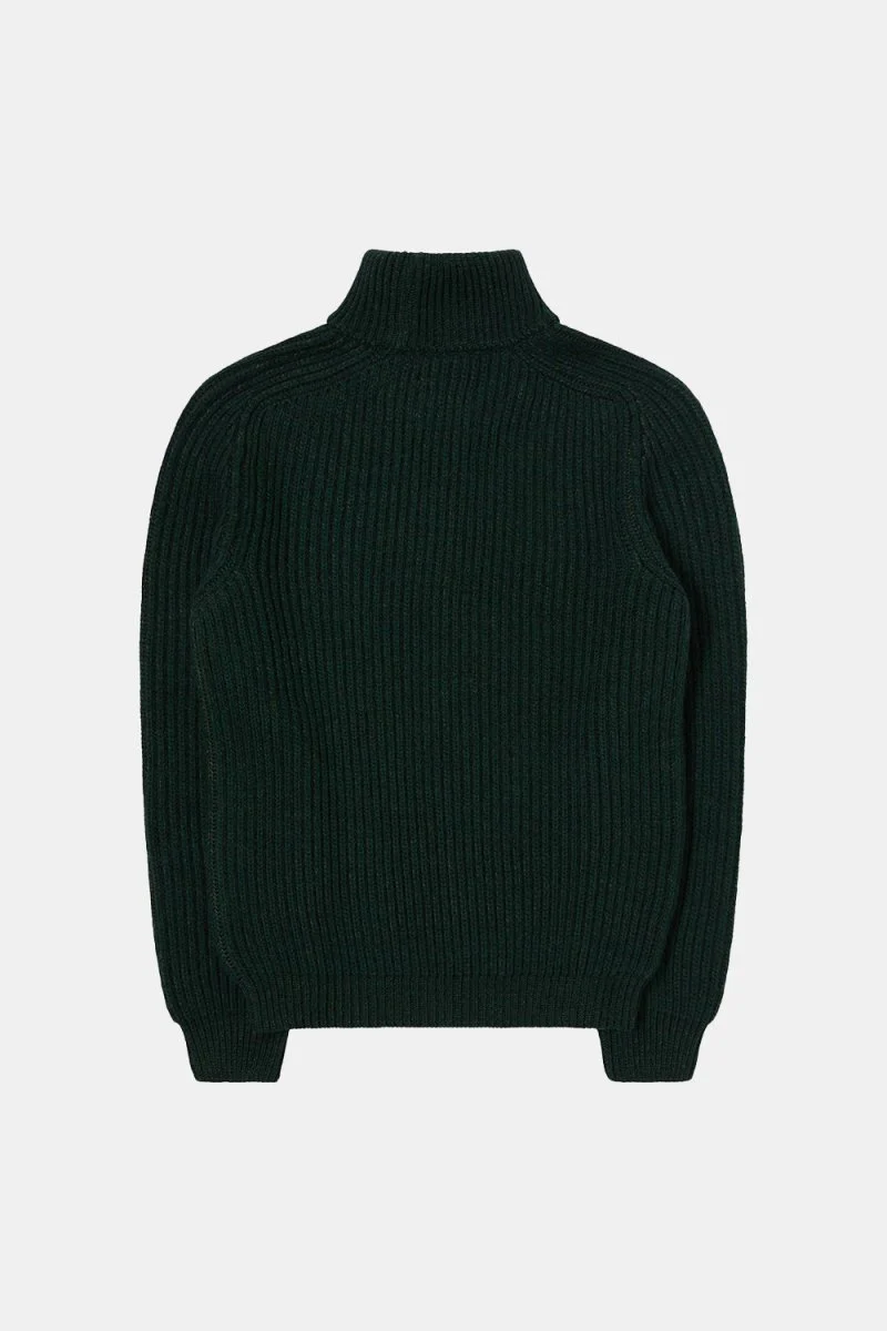 Edwin Roni High Collar Sweatshirt (Kombu Green) - Image 8