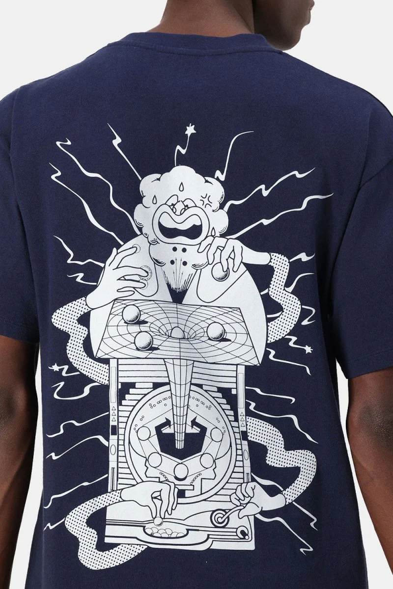 Edwin Slot Machine T-Shirt (Maritime Blue) - Image 2