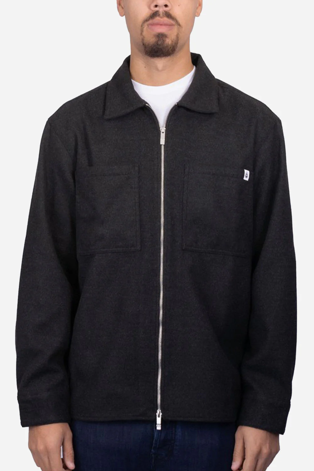 Edwin Snug Overshirt (Dark Grey Marl)