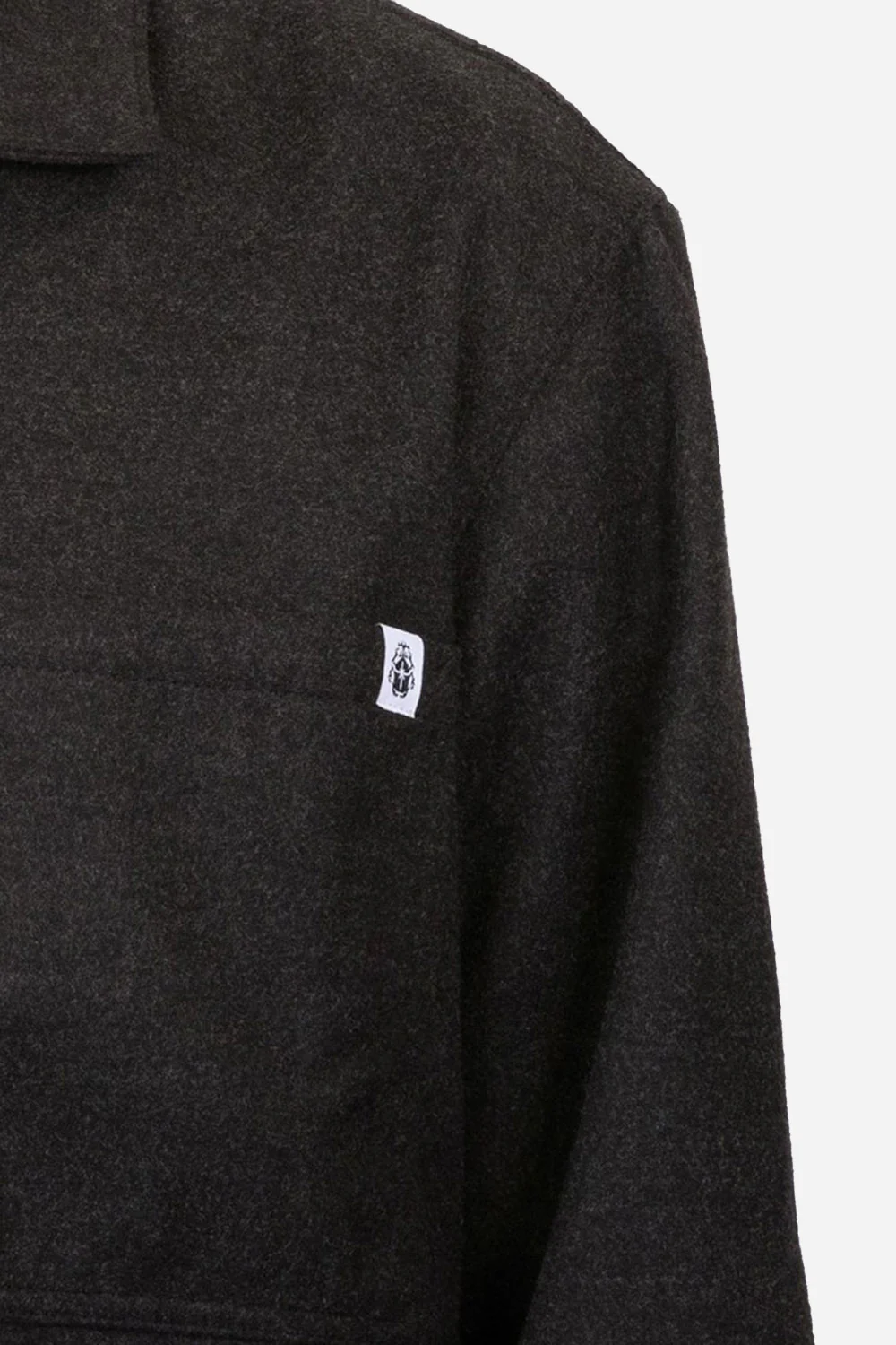 Edwin Snug Overshirt (Dark Grey Marl) - Image 6