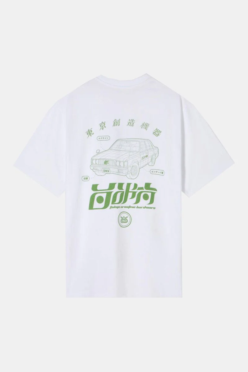 Edwin Staff T-Shirt (White) - Image 4