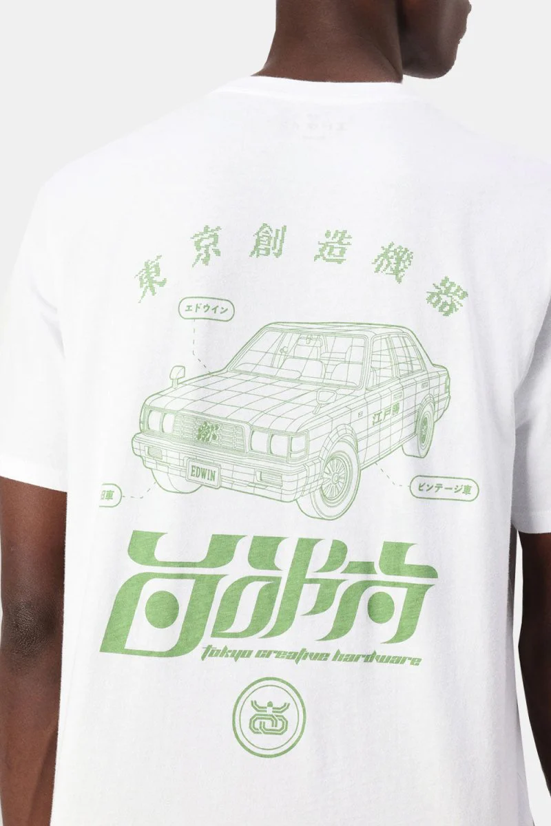 Edwin Staff T-Shirt (White) - Image 6