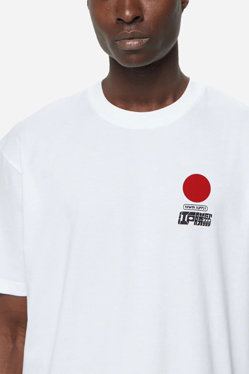 Edwin Sun T-Shirt (White) - Image 5
