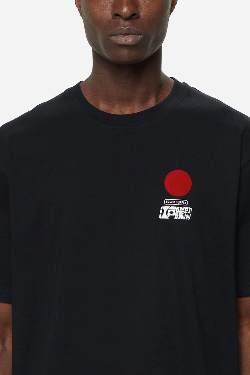 Edwin Sun T-Shirt (Black) - Image 6
