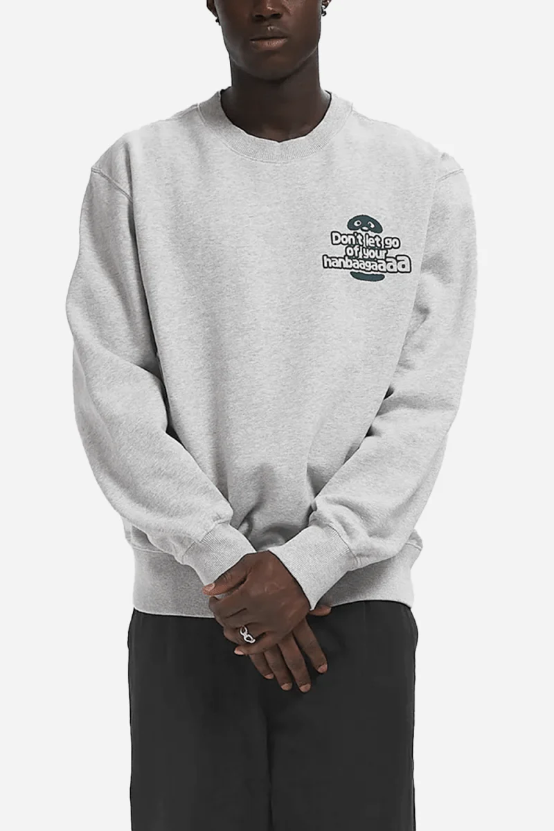 Edwin Tanuki Sweat Sweat (Grey Marl)