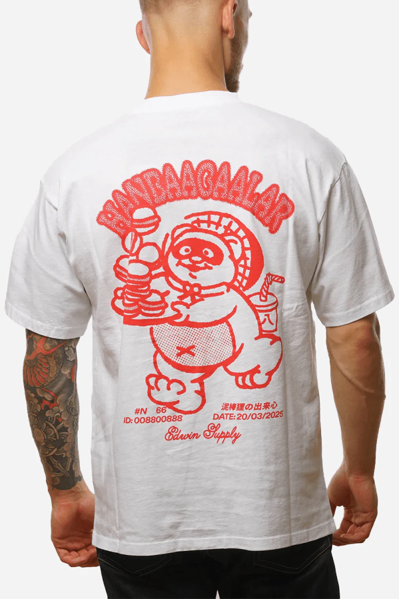 Edwin Tanuki T-Shirt (White) - Image 2