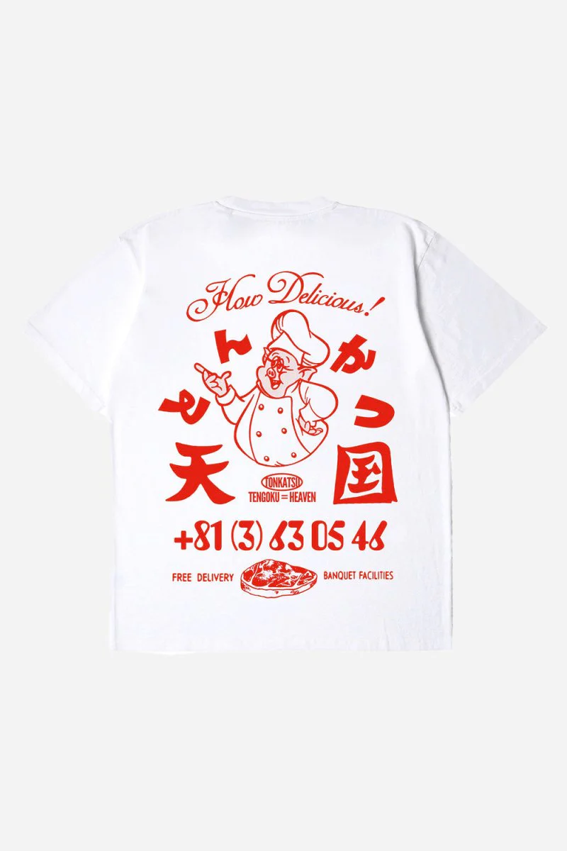Edwin Tonkatsu T-Shirt (White) - Image 3