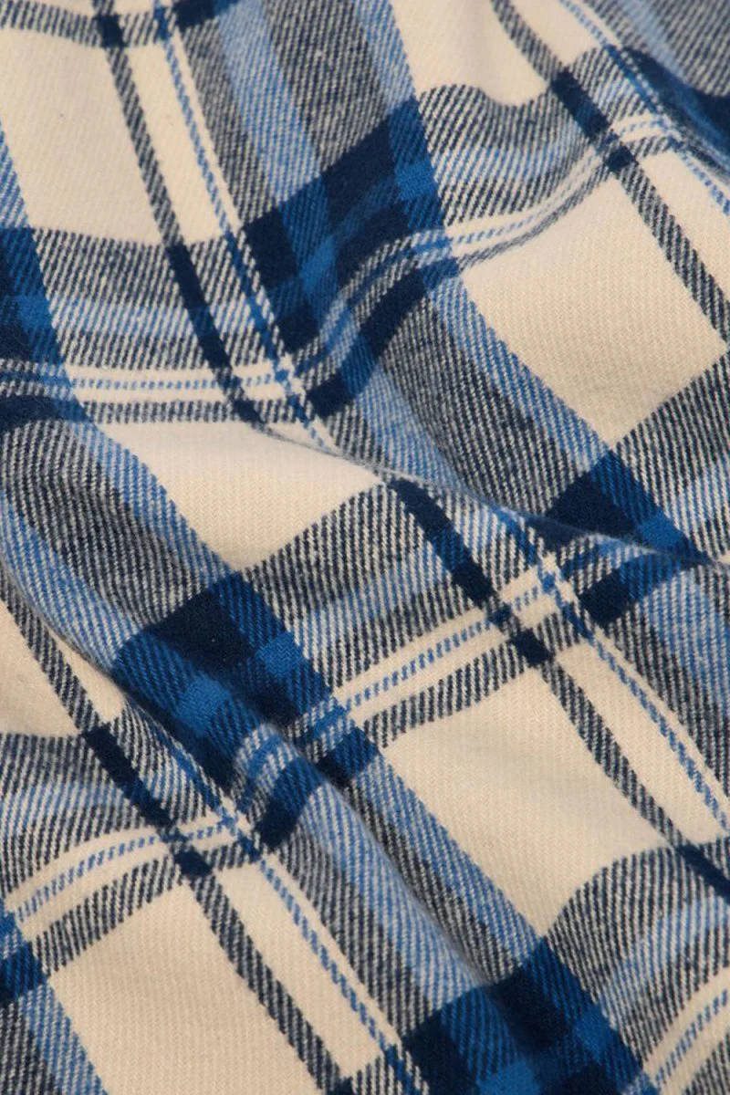 Edwin Work Long Sleeve Shirt (Navy/Green) - Image 4