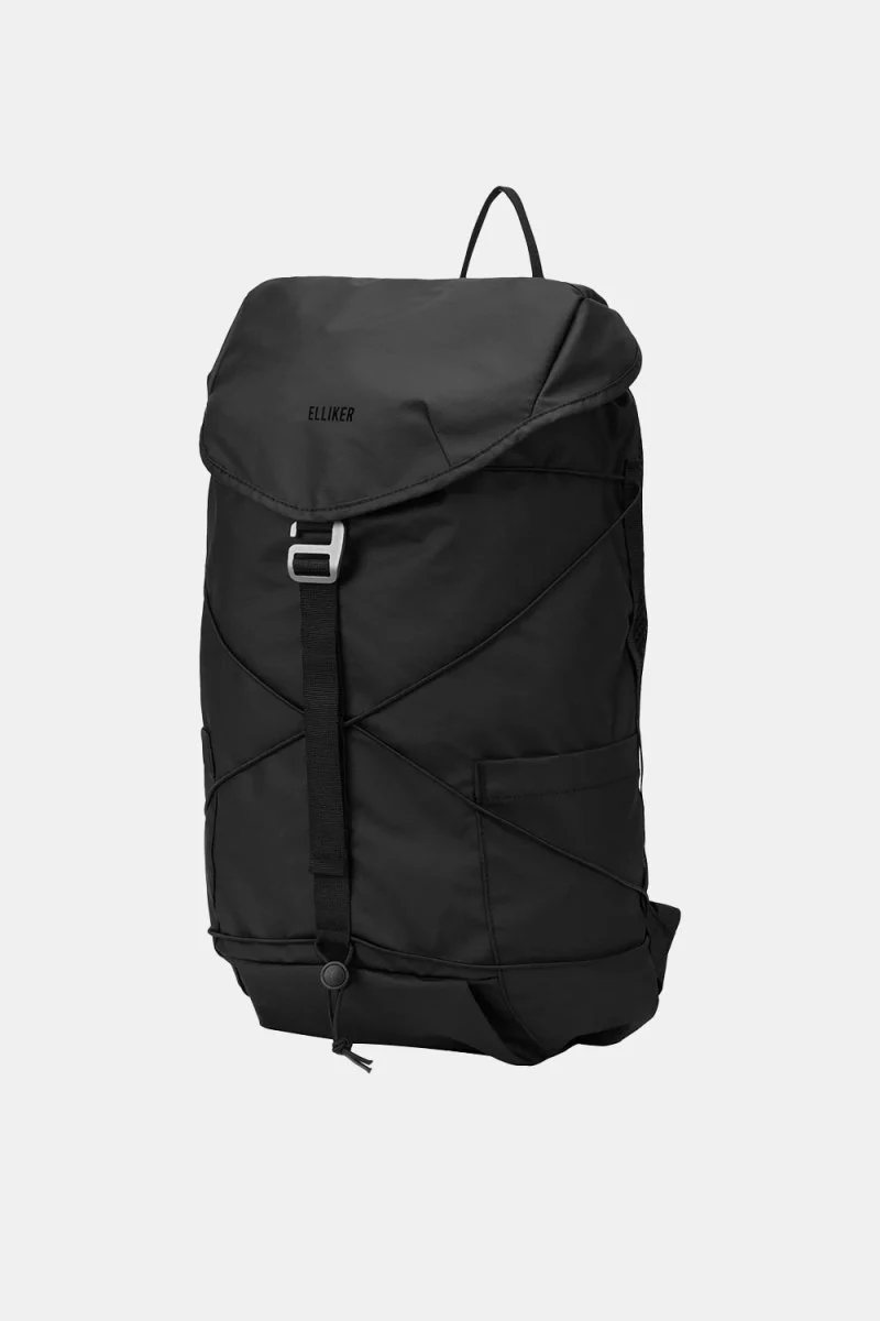 Elliker Wharfe Flap Over Backpack 22L (Black) - Image 5