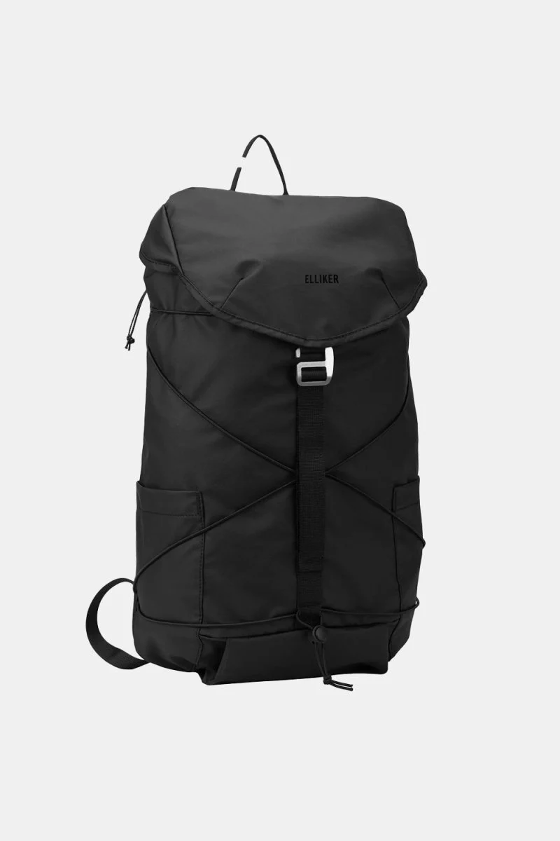 Elliker Wharfe Flap Over Backpack 22L (Black) - Image 8