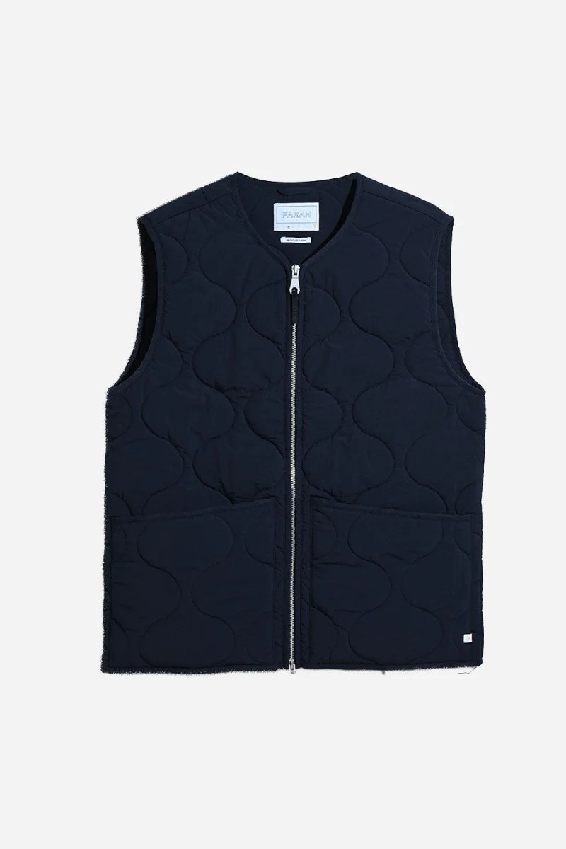 Farah Campbell Gilet (True Navy) - Image 3