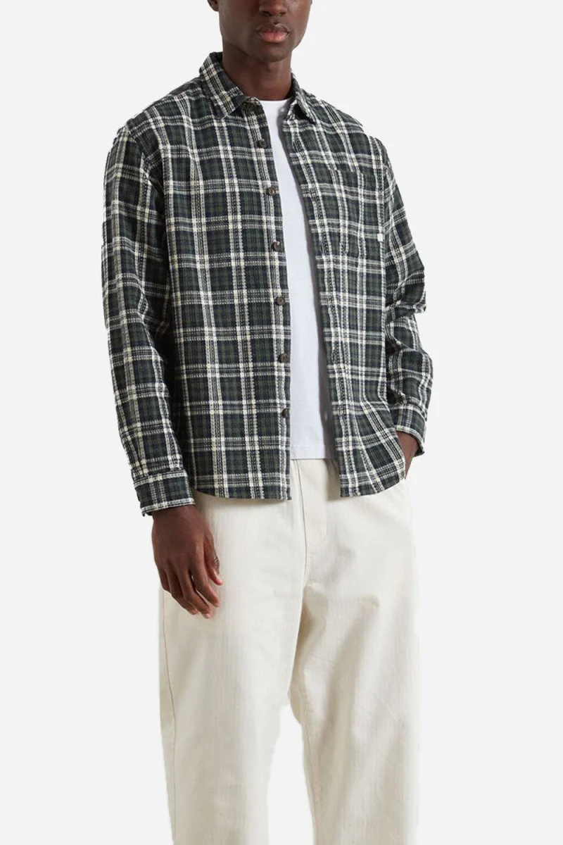 Farah Hardaker Long Sleeve Check Shirt (Rosemary) - Image 3