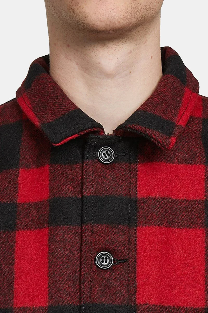Filson Mackinaw Wool Cruiser Jacket (Red/Black Plaid) - Image 13
