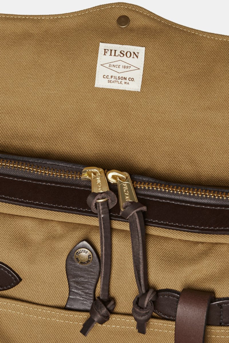 Filson Rugged Twill Original Briefcase (Tan) - Image 5