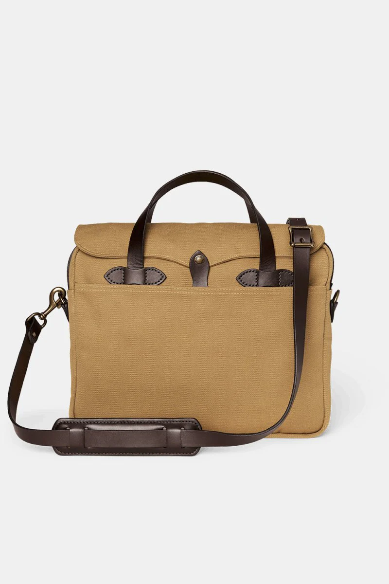 Filson Rugged Twill Original Briefcase (Tan) - Image 6