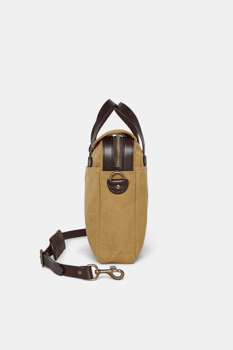 Filson Rugged Twill Original Briefcase (Tan) - Image 7