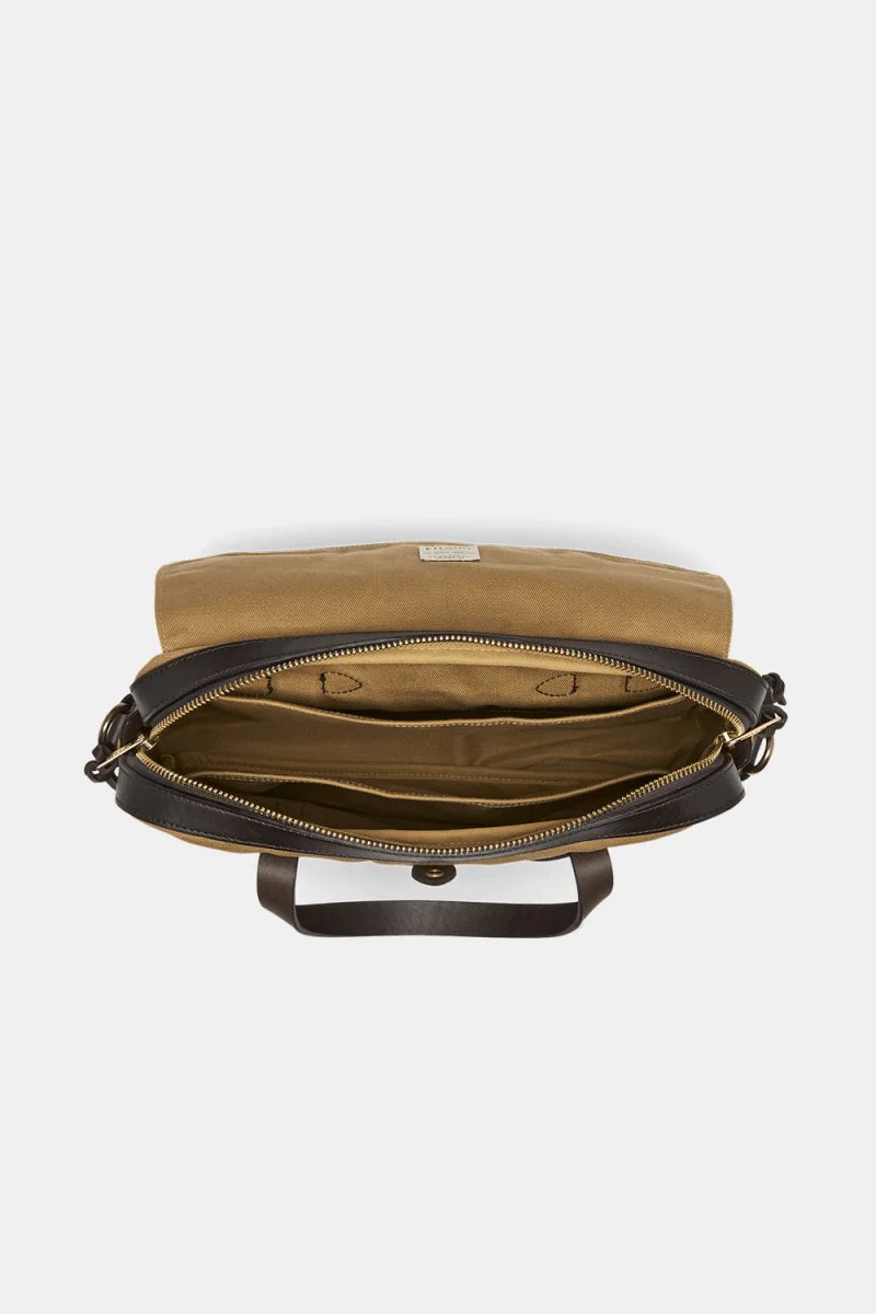 Filson Rugged Twill Original Briefcase (Tan) - Image 8