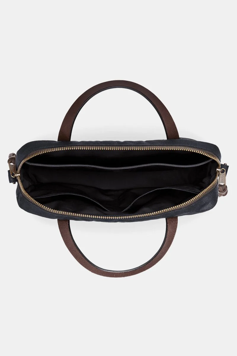 Filson Tin Cloth Compact Briefcase (Navy) - Image 3