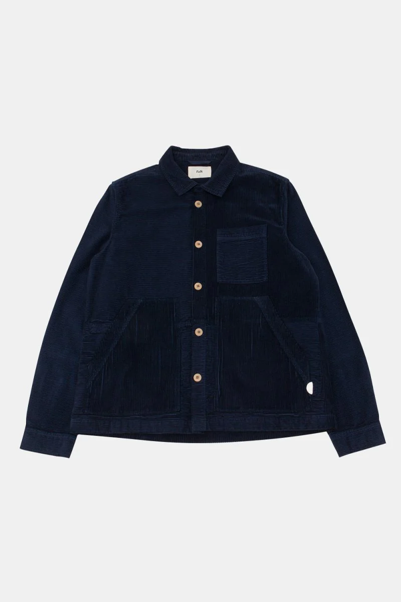 Folk Assembly Worker Jacket (Navy Cord Mix) - Image 2