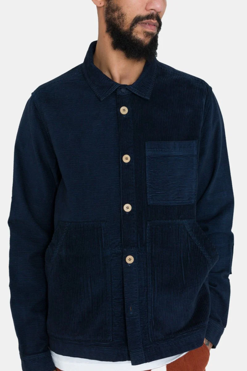 Folk Assembly Worker Jacket (Navy Cord Mix) - Image 5