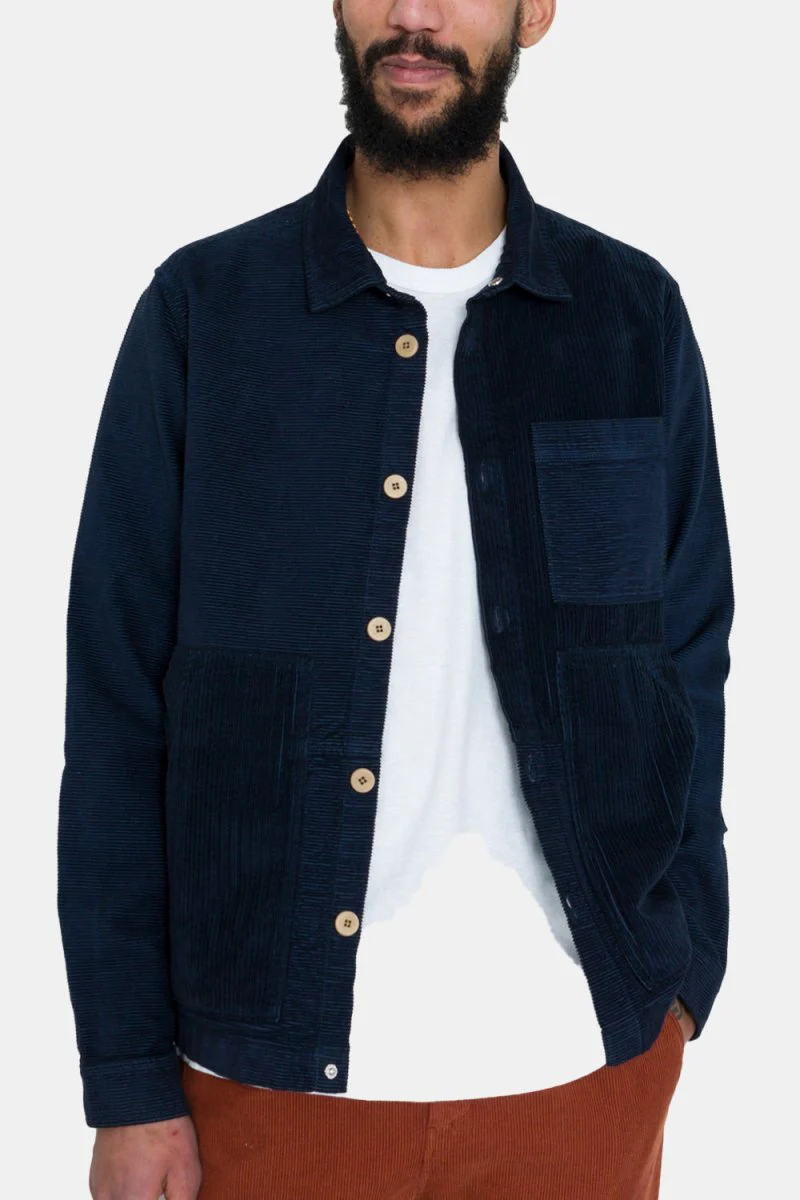 Folk Assembly Worker Jacket (Navy Cord Mix) - Image 6