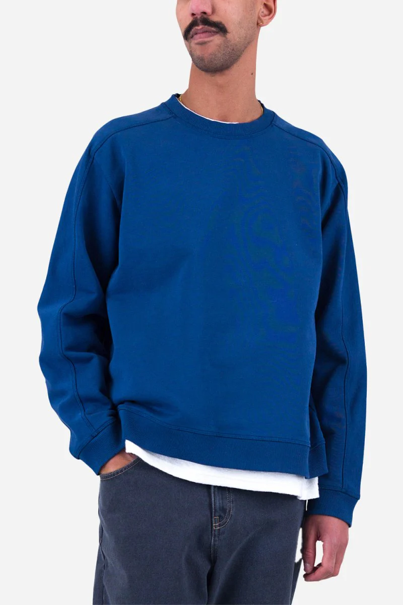 Folk Prism Sweatshirt (Mid Navy) - Image 7
