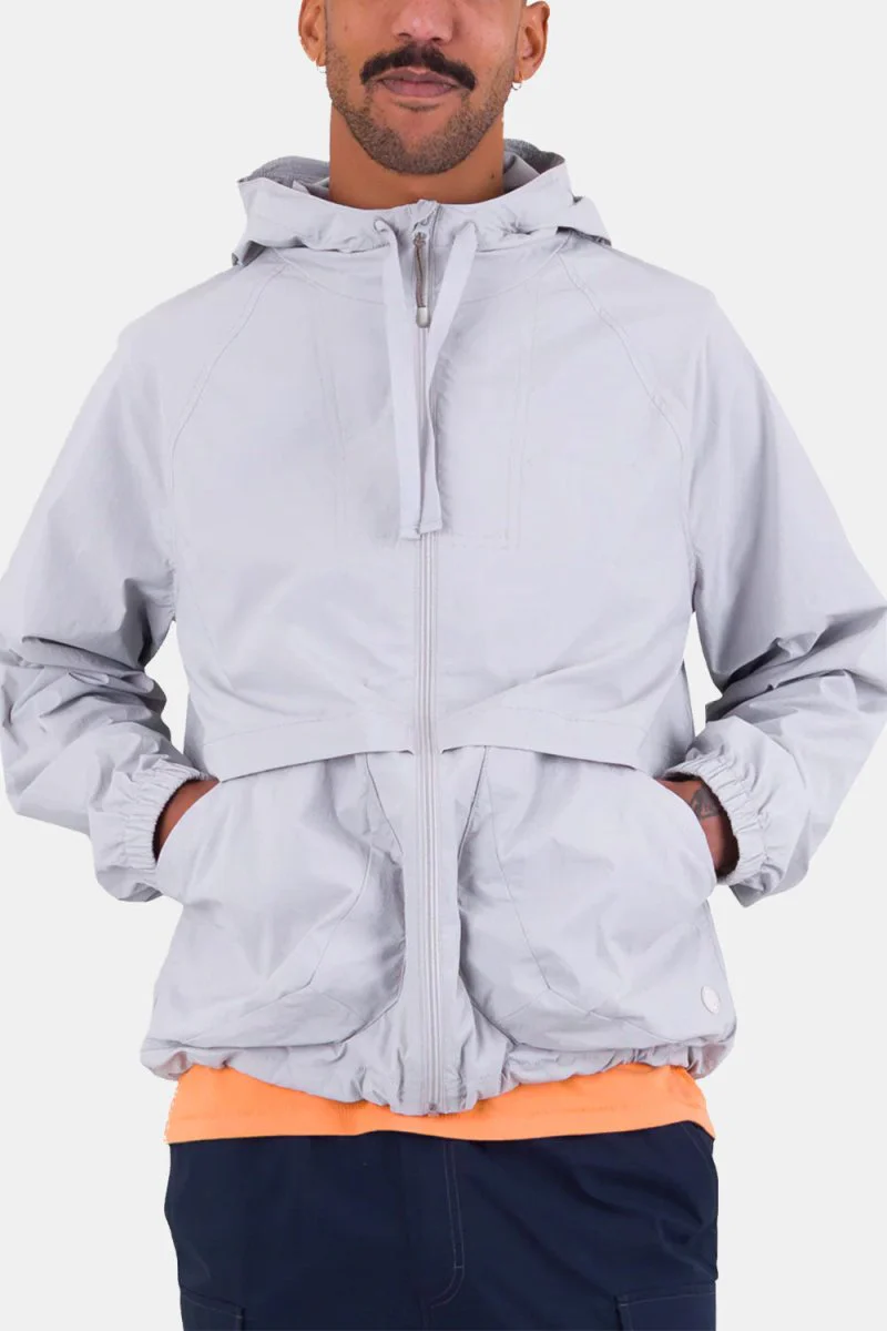 Folk Prism Zip Thru Jacket (Soft Blue)